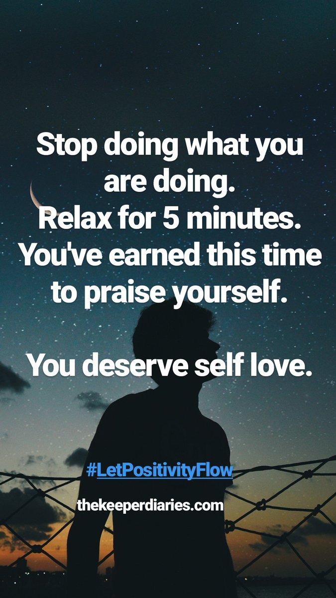 TKDiaries's tweet photo. Relax ❤️ love yourself ❤️ - The Keeper Diaries
#amwriting #blogger #LetPositivityFlow #thekeeperdiaries https://t.co/wv1DLc73g1