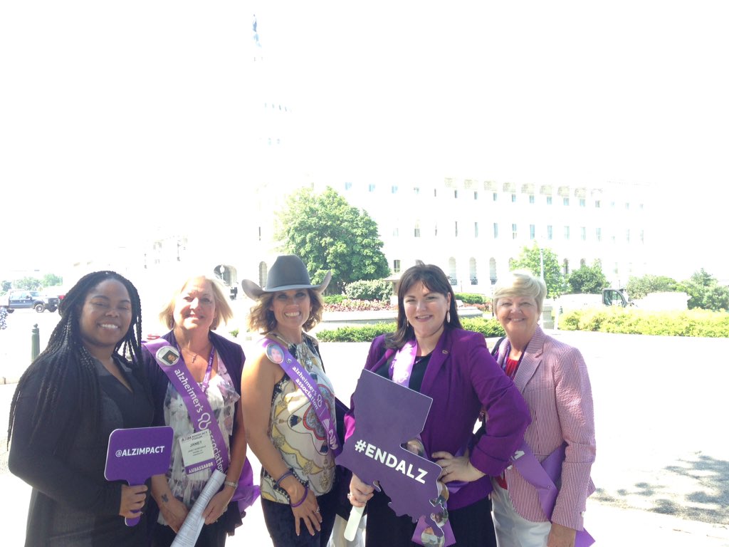 endalzla's tweet photo. Turning the hill purple today! Look out D.C., #endalz is here! @ALZIMPACT @LouisianaLtGov @LouisianaGov https://t.co/MfztaJXi2J