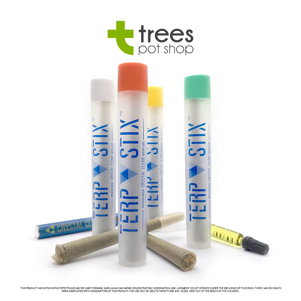 TreesPotShopNW's tweet photo. Terp Stix at Trees Pot Shop are an infused treat at a steal of a price. They are made with Crystal Clear distillate & premium flower to pack a punch!
#TerpStix #TreesPotShop #SeattleMarijuana #Seattle #NWCS #CrystalClear https://t.co/vOkhDSMDSL
