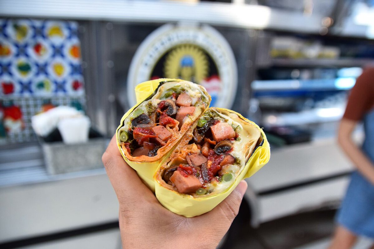 Nothing like a great burrito on a Tuesday morning @TheRowDTLA from 10am to 2pm !! #GetInMyBelly