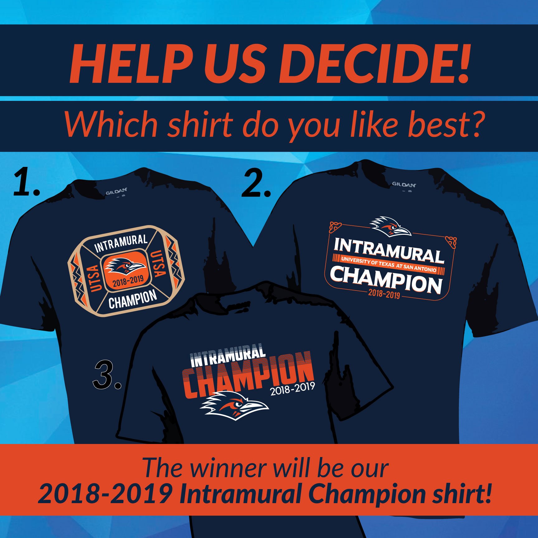 Intramural top champion shirts