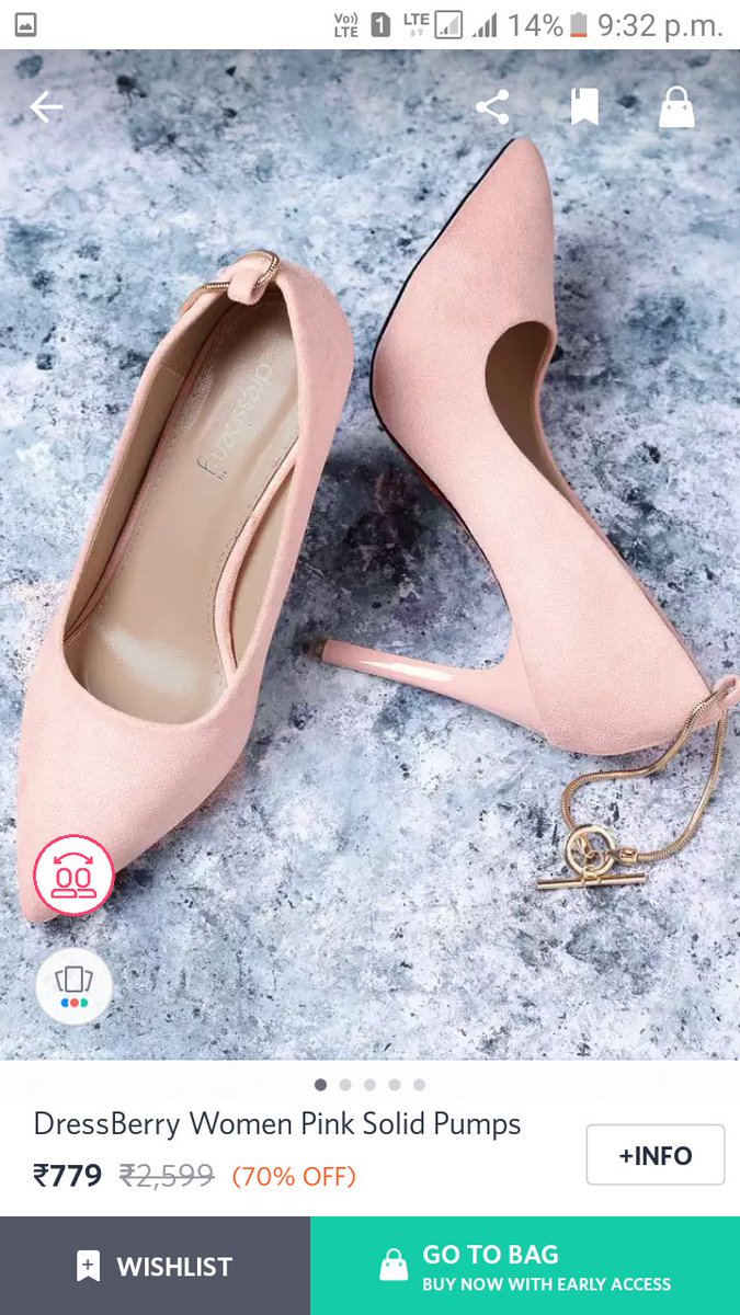 high heels on myntra