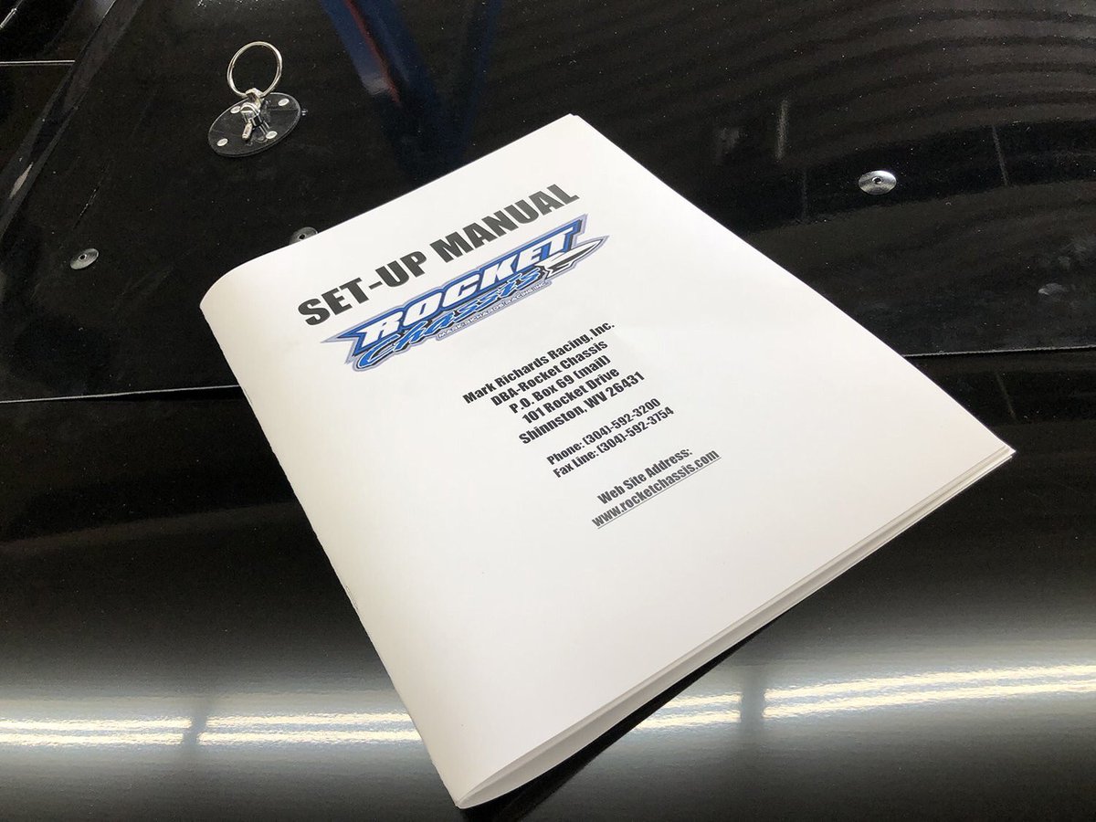 Rocket_Chassis's tweet photo. Need a setup manual for your Rocket Chassis? Call the office today to order one. You will need to specify what model@you have. 304-592-3200 #BlackFront #BlueGray #XR1 https://t.co/DnrNOZOR4f