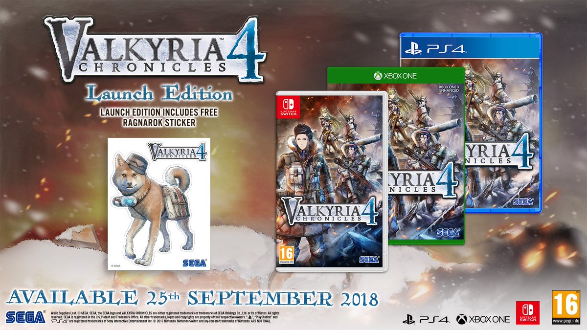 Valkyria Chronicles 4 выйдет на всех основных платформах 25 сентября