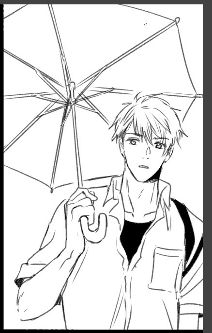 爽やかな何かを描こうとしている 