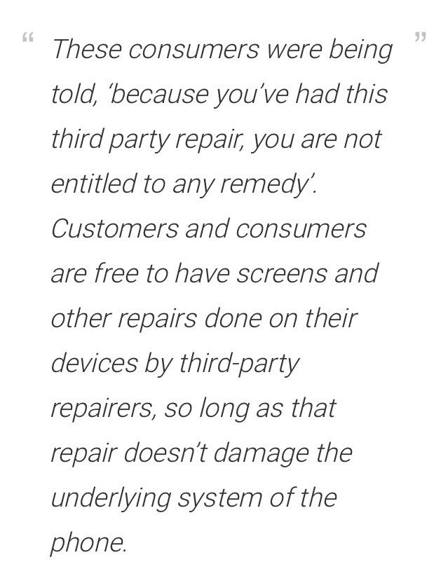 iTech911's tweet photo. Australian 🇦🇺 watchdog fines @Apple $9 million for misleading customers about ‘#Error53’ https://t.co/EzZ3yzCD5N