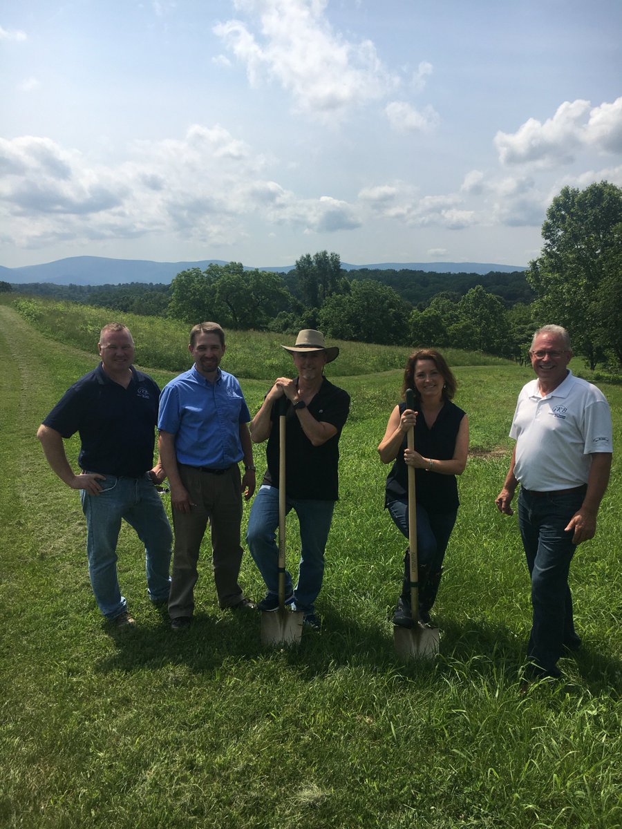 GoldenRuleBuild's tweet photo. Two amazing Clients enjoy their "groundbreaking" celebrations! Always an exciting time - the start of something special! Congratulations Stan and Sandi & Jim and Ruth! #GRBBuilds #GroundBreaking #HappyClients https://t.co/LWeXS4j08f