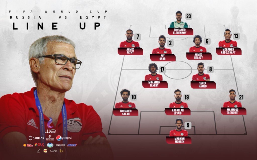 julietbawuah's tweet photo. Meanwhile, Mo Salah starts for #EGY against #RUS. 👇👇

#WorldCup https://t.co/Lm8O9IDRrz