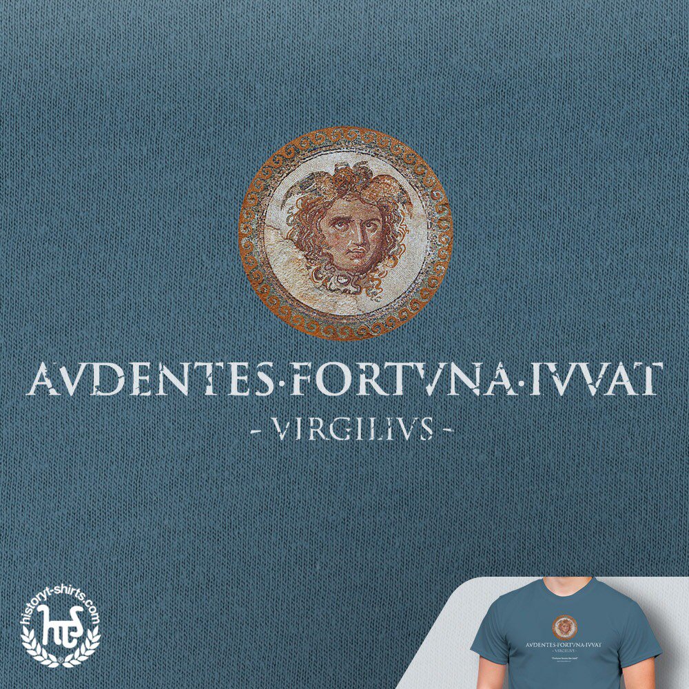 Historytshirts's tweet photo. Virgilio: "La fortuna favorece a los valientes." ☘💪🏼

Puedes encontrar este modelo en la colección Roma de nuestra tienda o en nuestra página web ➡ https://t.co/0gOyucbdog

Si quieres ver más diseños ➡ https://t.co/q5X44evEnx https://t.co/fxwyeQW2Rf