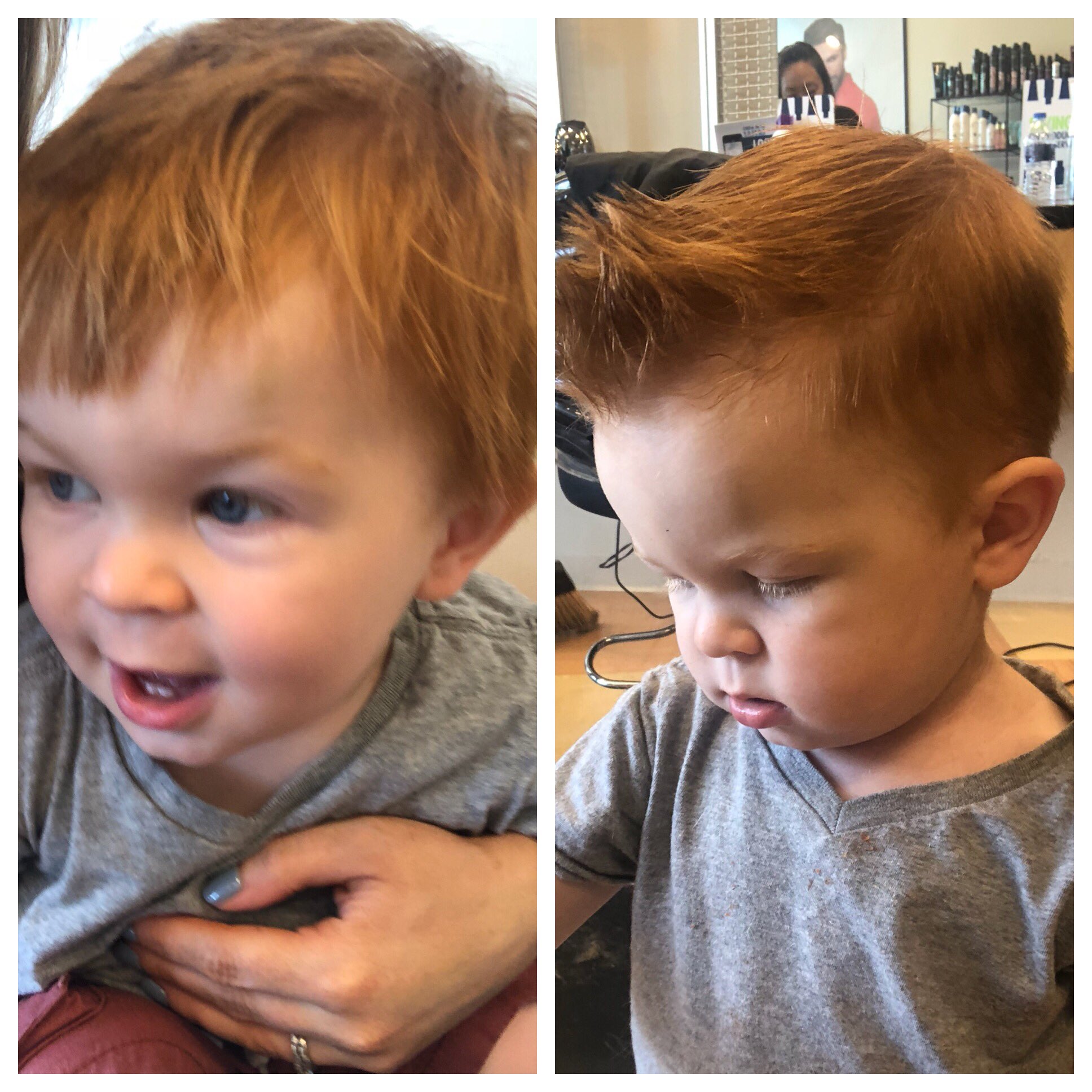 Little Boy Haircut - Longer Style - YouTube