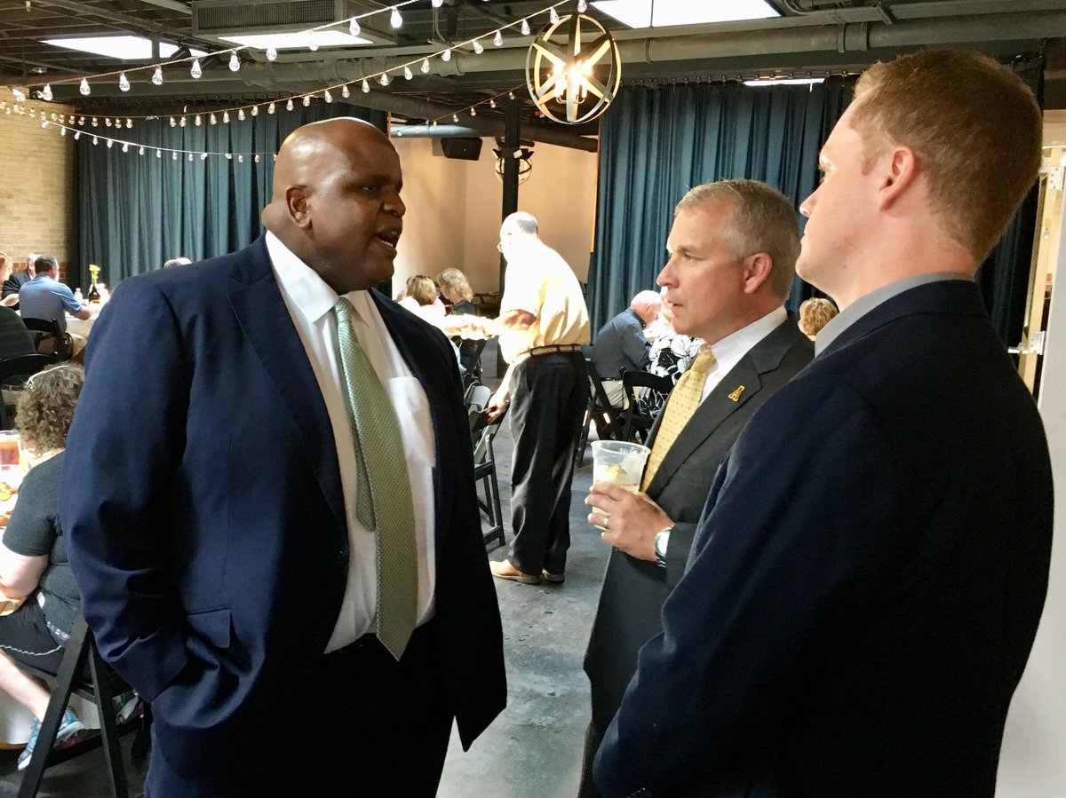 appstatesports's tweet photo. What a great turnout in Winston-Salem for todayโs #SpringTour2018 lunch stop. Thanks for joining us! https://t.co/3YtBUyYHcc