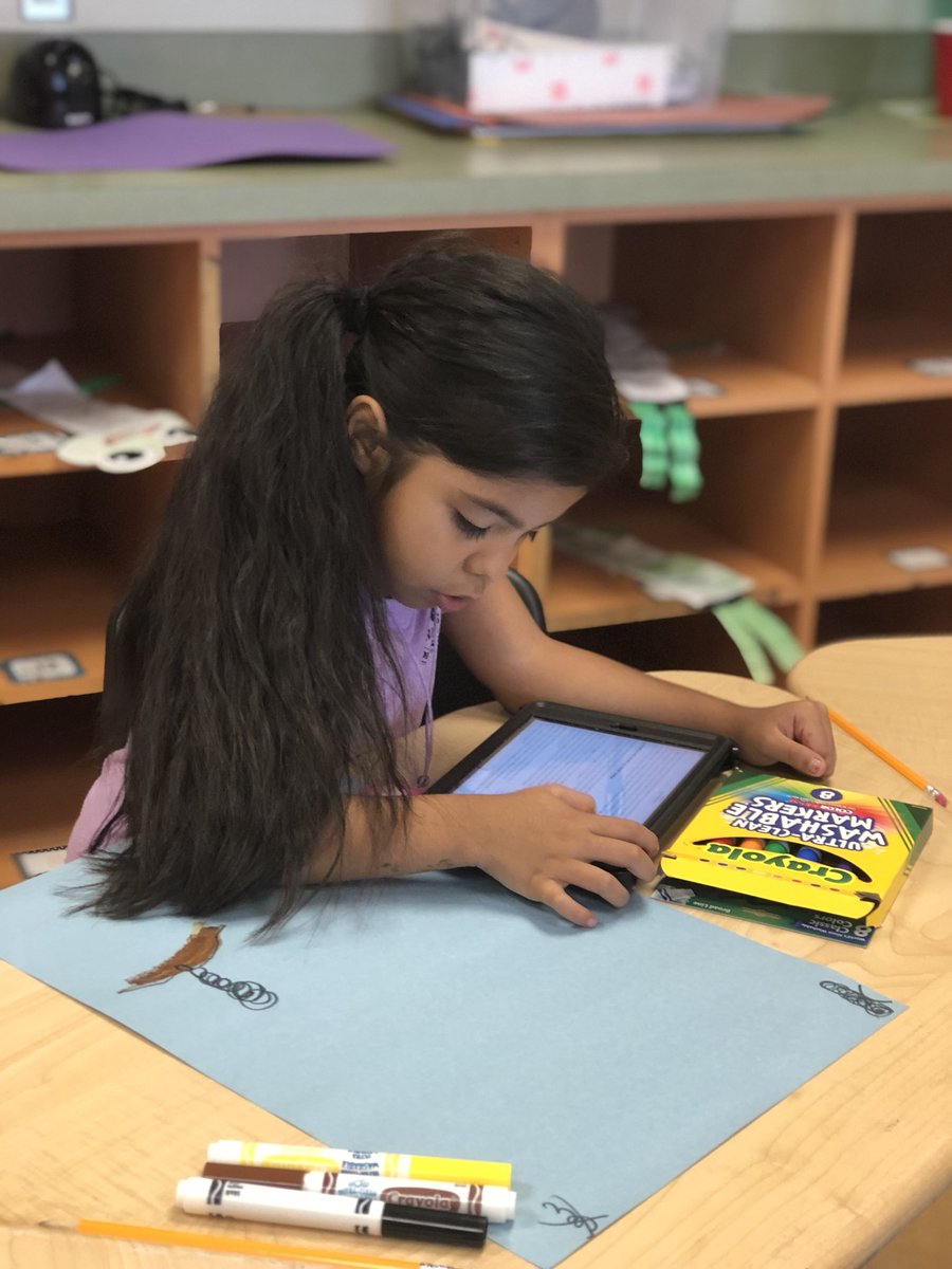 LaLovelyMaestra's tweet photo. These little ones taking charge of their learning and researching Tornadoes on #Kidrex since it ties along with the book #Tornado🌪🐶 we’re reading in class! #PSESummerVoyage 🏝 https://t.co/VmPeOJW7Yb