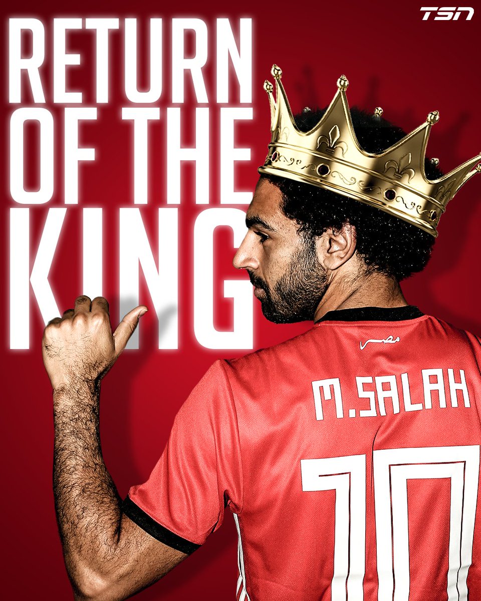 TSN_Sports's tweet photo. BREAKING: Mo Salah will be starting for #Egypt against #Russia

#WorldCup https://t.co/lKc63XzpYt