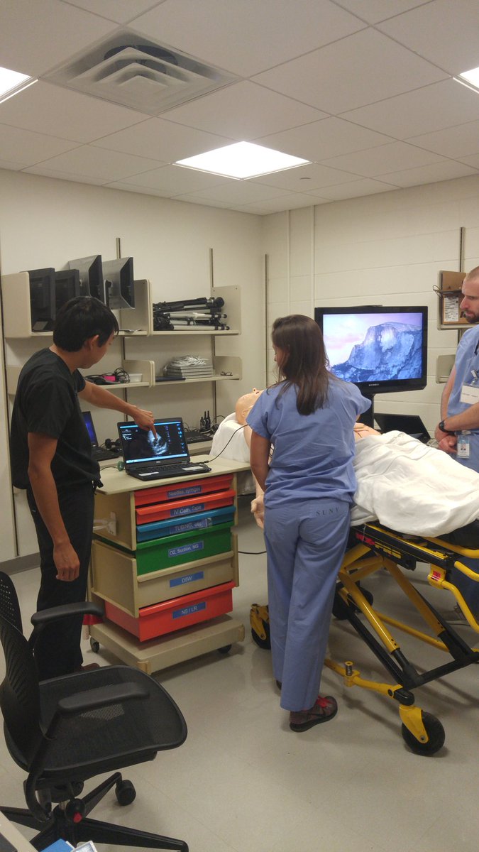 ASwiman77's tweet photo. #UNCsim  #uncemsono ATLS day one with the SonoSim https://t.co/6itBLpTlzp