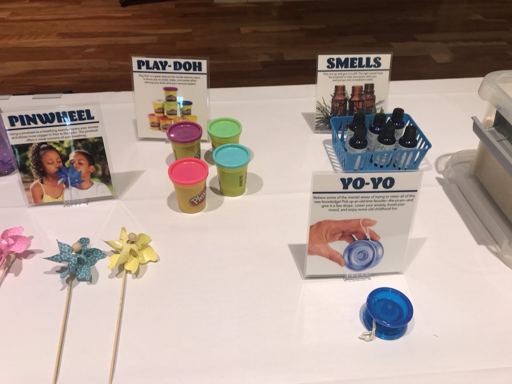 BMcDubb1's tweet image. I love that this conference includes a brain 🧠 break station #TISC2018 @misszeisler You’d love this. @AngMcD We should do this at Quantum.