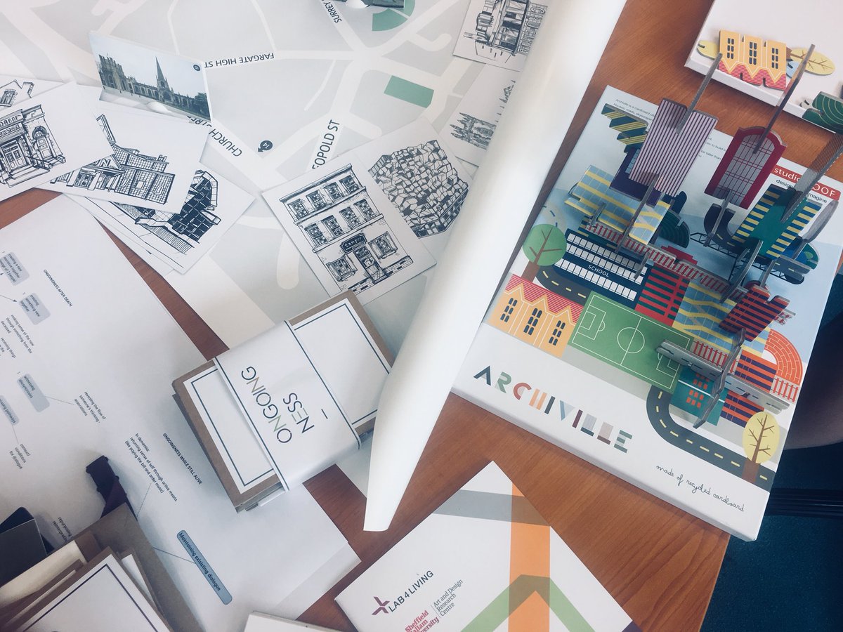 Having a good old play today with <a href="/nantiakoulidou/">nantia koulidou</a> <a href="/CarolineClaisse/">Caro Claisse</a> talking all things <a href="/ongoingness/">@ongoingness</a> place, space and Sheffield, featuring <a href="/smizz/">sarah smith smizz ✏️✏️✏️ スミッツ</a> illustrations 🙌🏼