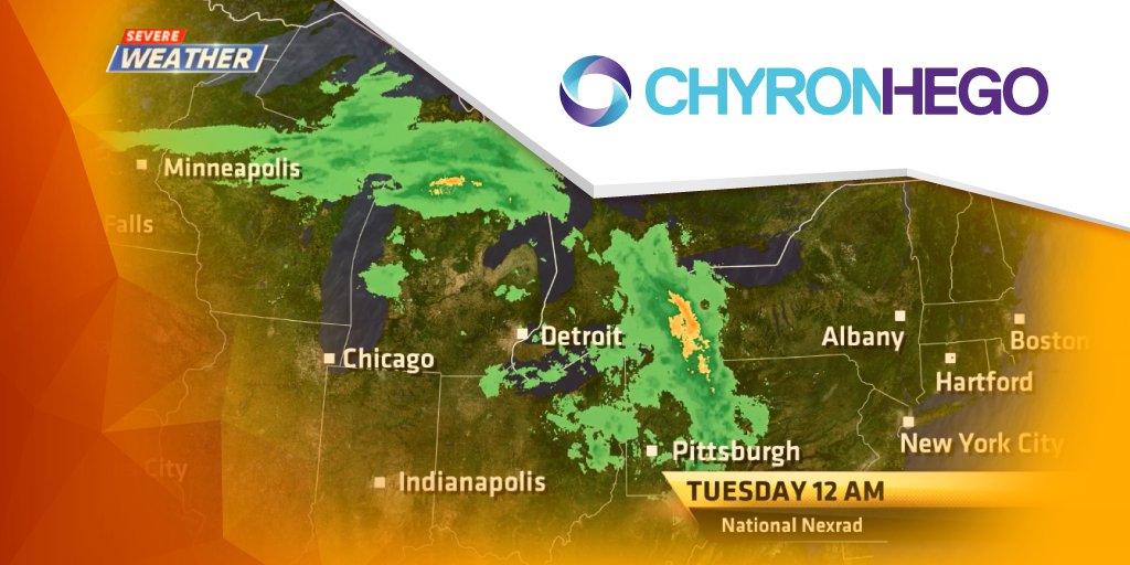 ChyronHego's tweet image. The Top 5 Things You Need in a Data-Driven #Weather Solution. #CHBlog #Metacast #graphics #meteorology bit.ly/2I31xiN