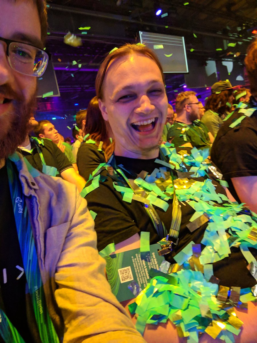 TeamSirenix's tweet image. Sitting in the front row at #UniteBerlin when they&apos;re announcing #nestedprefabs can be dangerous!