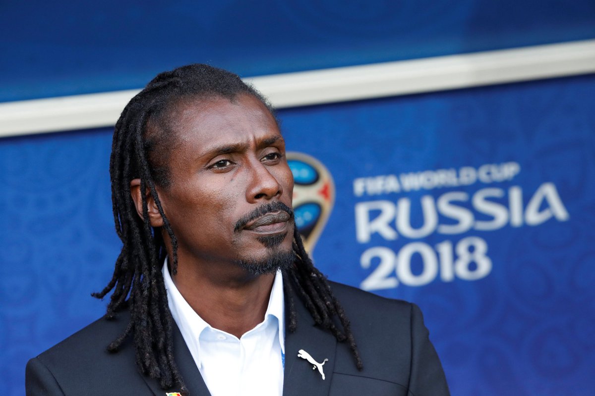 English_AS's tweet photo. Senegal coach Cisse: "In European countries, in major clubs, you see lots of African players. Now we need African coaches for our continent to go ahead" https://t.co/N2TQpXSbdJ