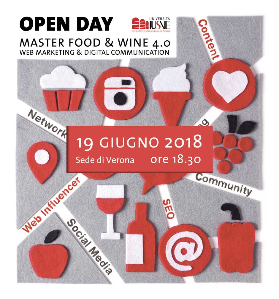 MasterFoodWine's tweet photo. Per questo appuntamento siamo a Verona! È appena cominciato l’#OpenaDay del @MasterFoodWine 4.0 - Web Marketing & Digital Communication.
Avete già scoperto come mettere in tavola il vostro futuro?
#master #iusve #iusvefamily #iusvefoodies https://t.co/bdoVqKGmUz
