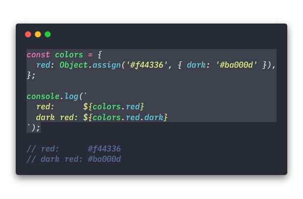 The credit for this magic goes to <a href="/mxstbr/">Max Stoiber</a>!

Literal MAGIC 🎩✨

Made with #Carbon, by <a href="/dawn_labs/">Dawn Labs</a>