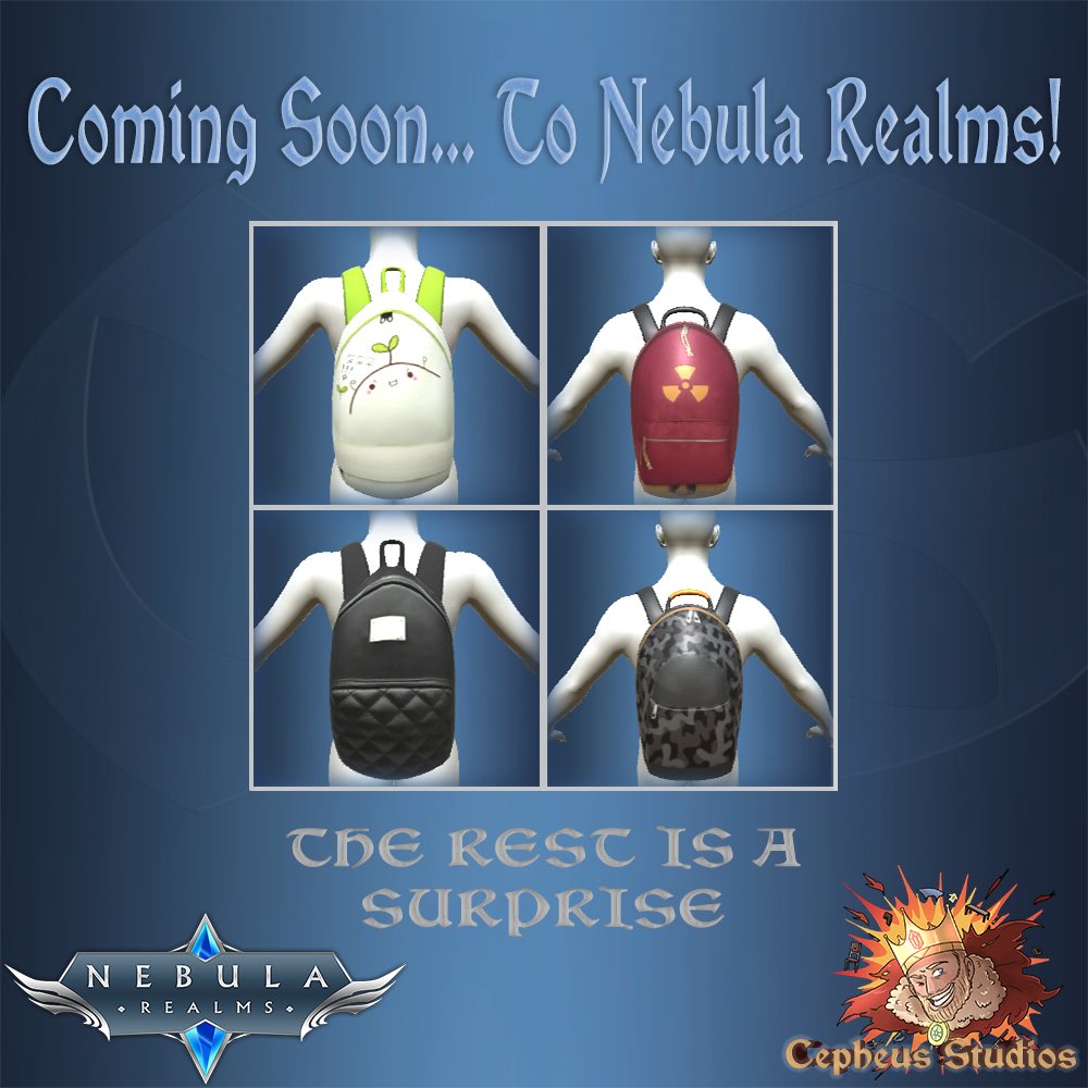 CepheusStudios's tweet image. Here’s a tiny sneak peak for what’s to come on @NebulaRealms! 🤫