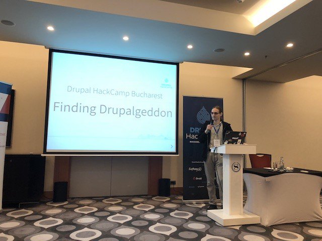 amazeelabs's tweet photo. Various Drupal security issues were discussed at the recent HackCamp in Bucharest. @vasi1186 tells us what he heard: https://t.co/mHVMGx9yyt #drupalhackcamp https://t.co/d8rerlFPES