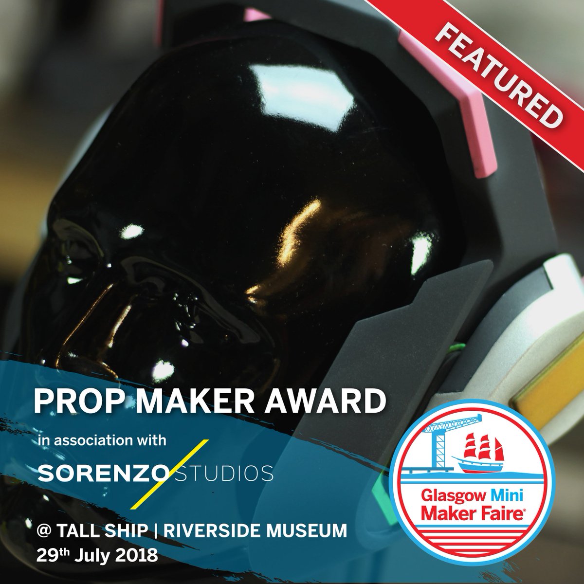 glamakerfaire's tweet photo. Are you a geek, a maker, a cosplayer or a crafter? Do you like to make props, costumes or replicas from movies, TV or video games? You do?
COME AND SHOW US WHAT YOU MAKE! #glasgowmakers #propcontest #glasgowmakerfaire https://t.co/4PAt6Oyq7t