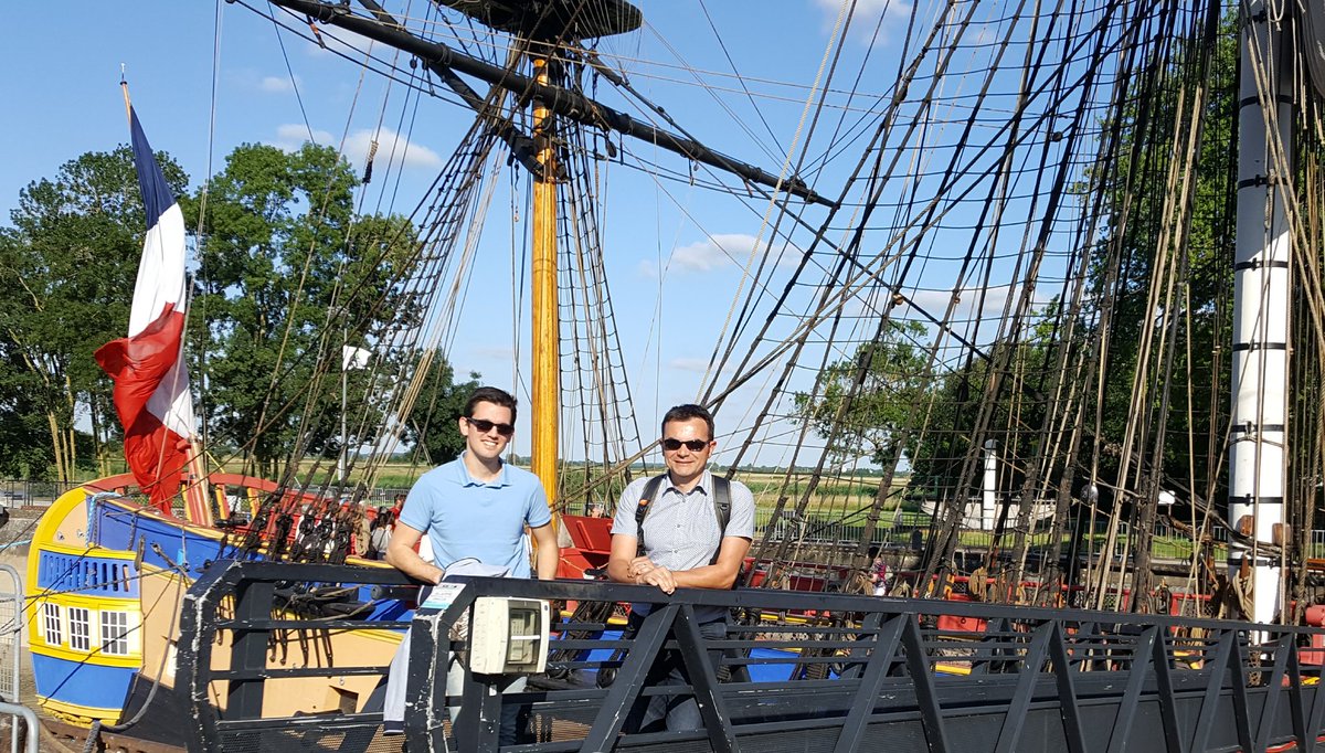 Navailles_BE's tweet photo. Visite de l'Hermione en cale à Rochefort #lessens en éveil #journées #innovation fleuron de la marine française #madeinfrance #patrimoine https://t.co/9daLhjolmd