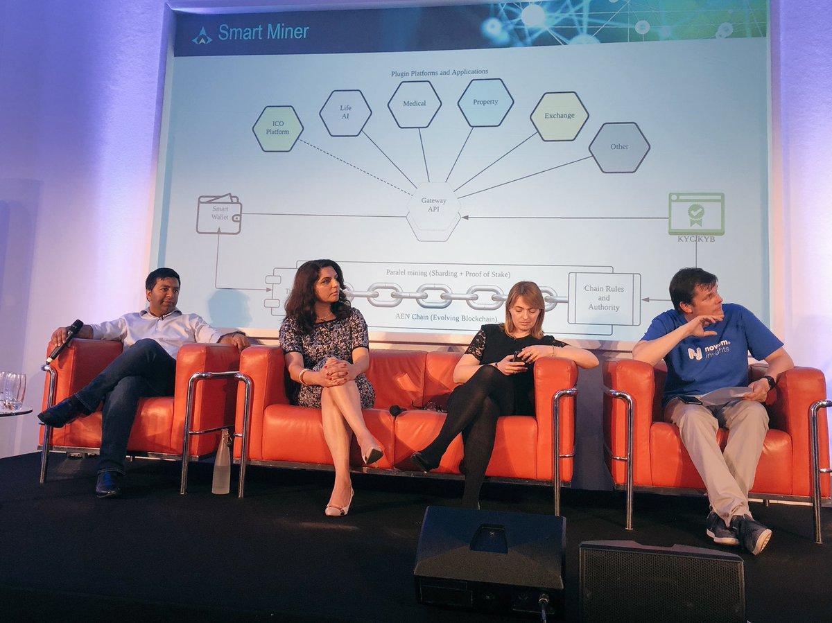 baiconferences's tweet photo. Our #ICO pitch contest judges deep in thought at #baiconf2018 @AleenaVero @ICOcrowd @thefintechtimes @NovumInsights https://t.co/olWyW3ddLC