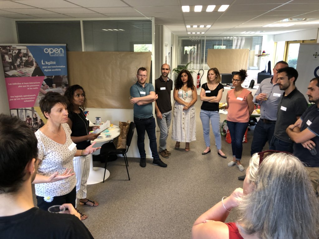 espritagile's tweet image. En avant pour les consignes #agileAfterWork #autableau