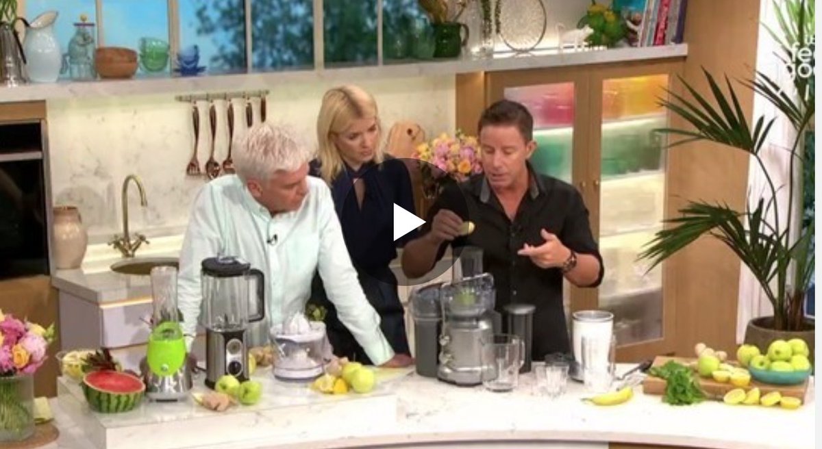 juicemaster's tweet photo. Thank you for all of your lovely comments about my appearance on This Morning today. If you missed it watch again over on ITV here: 
https://t.co/mdxdhncwaV
 Keep on juicing! https://t.co/RgMmrgHV6y