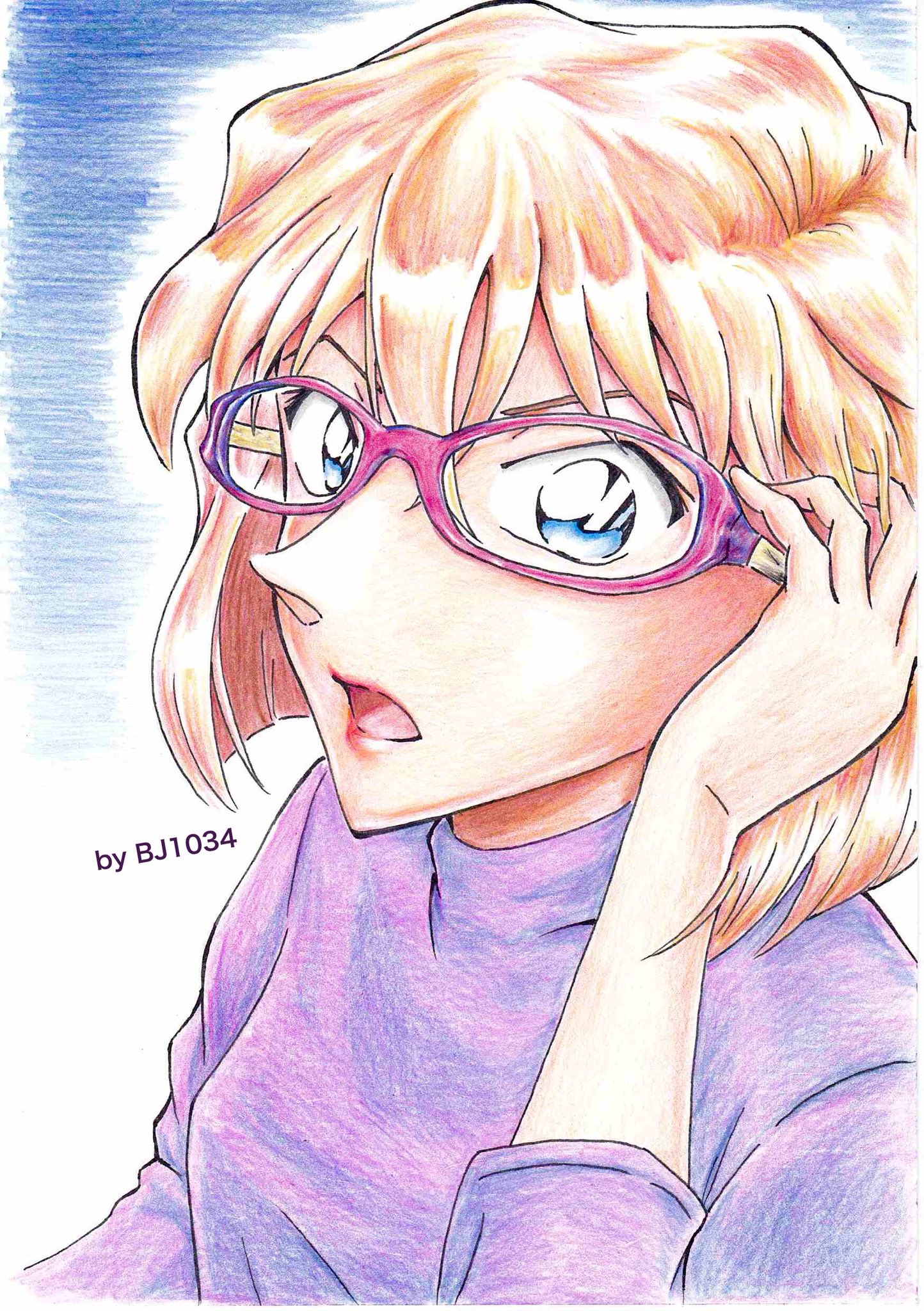 BJ1034🐳色鉛筆でコナンイラスト描いてます on X: BJ1034🐳色鉛筆でコナンイラスト描いてます on X: