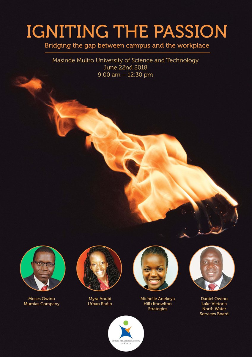 Hey_Bessie's tweet photo. #PRSK360 happening on 22nd June 2018 @MMUST_Kenya 
Aims to prepare PR and Communication students for the workplace
@prskkenya @Mabezzie @DianaOlenja https://t.co/B8F4RFxHIo