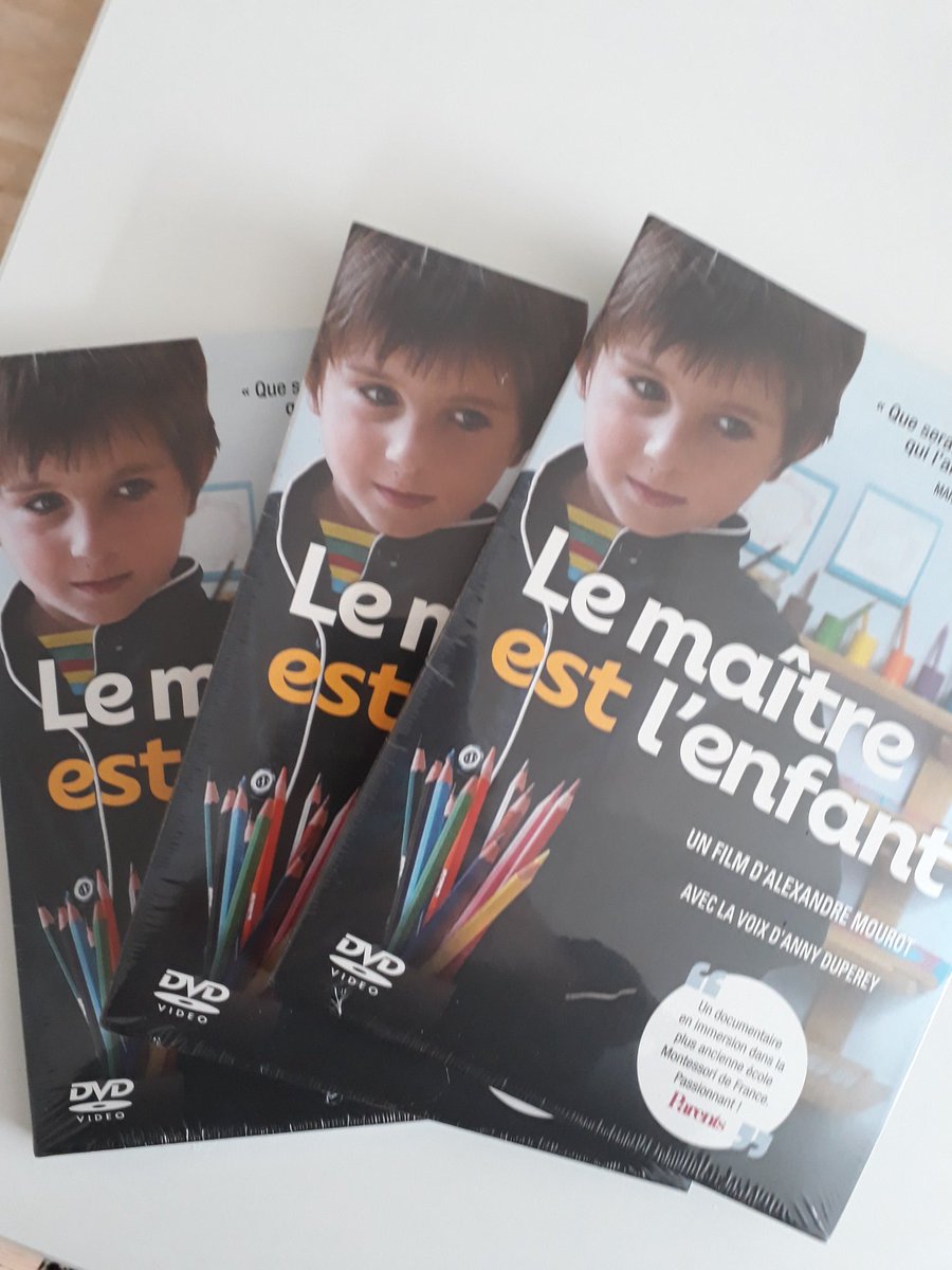 AnneRovera's tweet image. Focus  Inspiration #Montessori
Ils viennent d'arriver ! Les DVD @FilmMontessori "Le maître est l'enfant" pour alimenter nos bibliothèques professionnelles dans chaque périmètre de coordination @Creches_LPCR