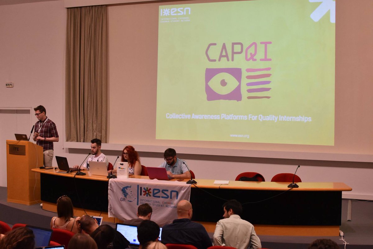 QInternships's tweet image. CAPQI partners from ESN did a talk in the ESN-CRETE 2018 facebook.com/events/7086278…

Thanks to Tim Bastiaens for spreading the Rating of Internships campaign! 
  #TransparencyAtWork 
capqi-project.eu