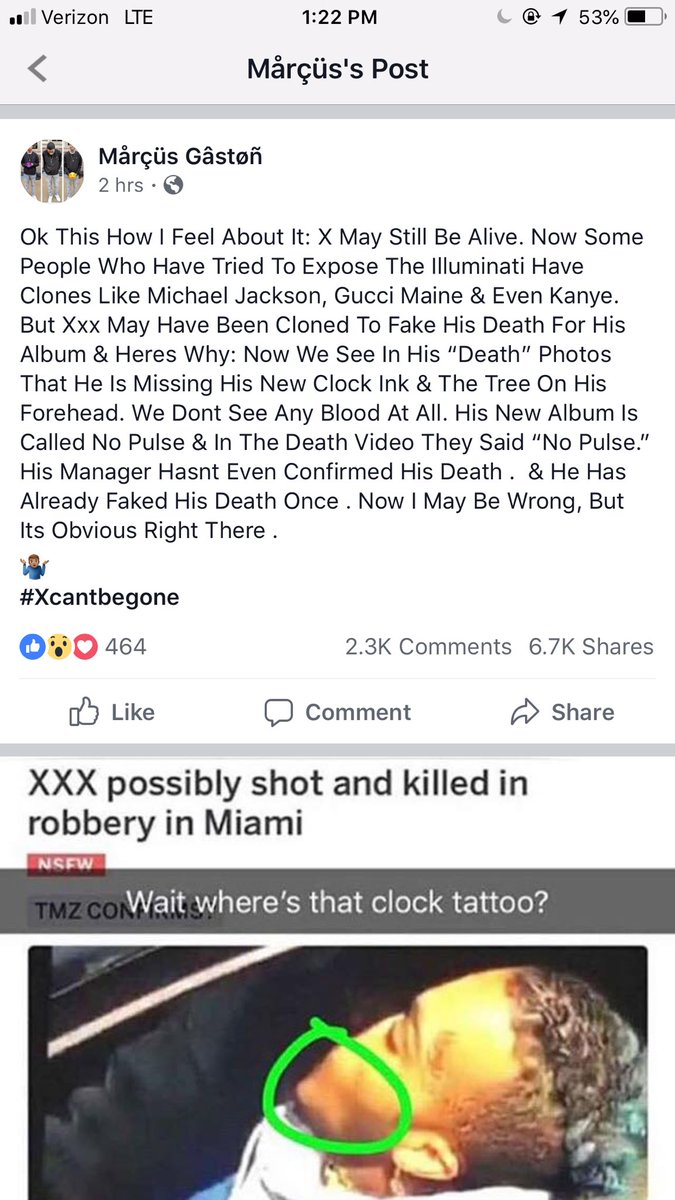DenverTrav's tweet photo. I’m sketched out what y’all think #XXXTentacion https://t.co/38hPcBNUSj