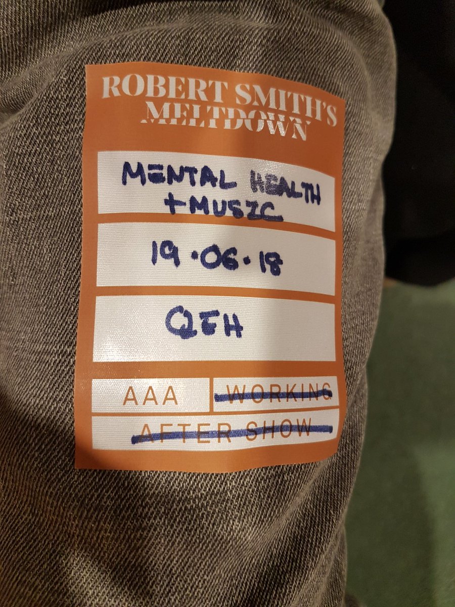 K_B_FILM's tweet photo. Mental Health &amp; Music #Southbank #MeltdownFest https://t.co/rX9dOktSsK