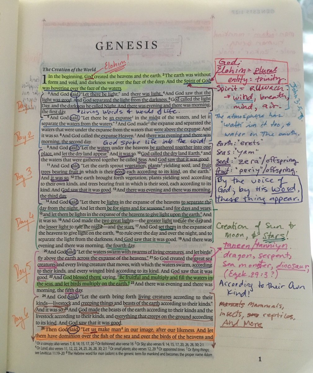 BookCrazedEm's tweet photo. “Elohim” is a plural word, and this shows the plurality of God. God the Father, God the Son, and God the Holy Spirit were all present at creation of the world!
#trinity #plurality #god #godisthreeinone #elohim #creation #genesis1 #inthebeginning #godsword #speaklife #livingword https://t.co/XDfKxegdy8
