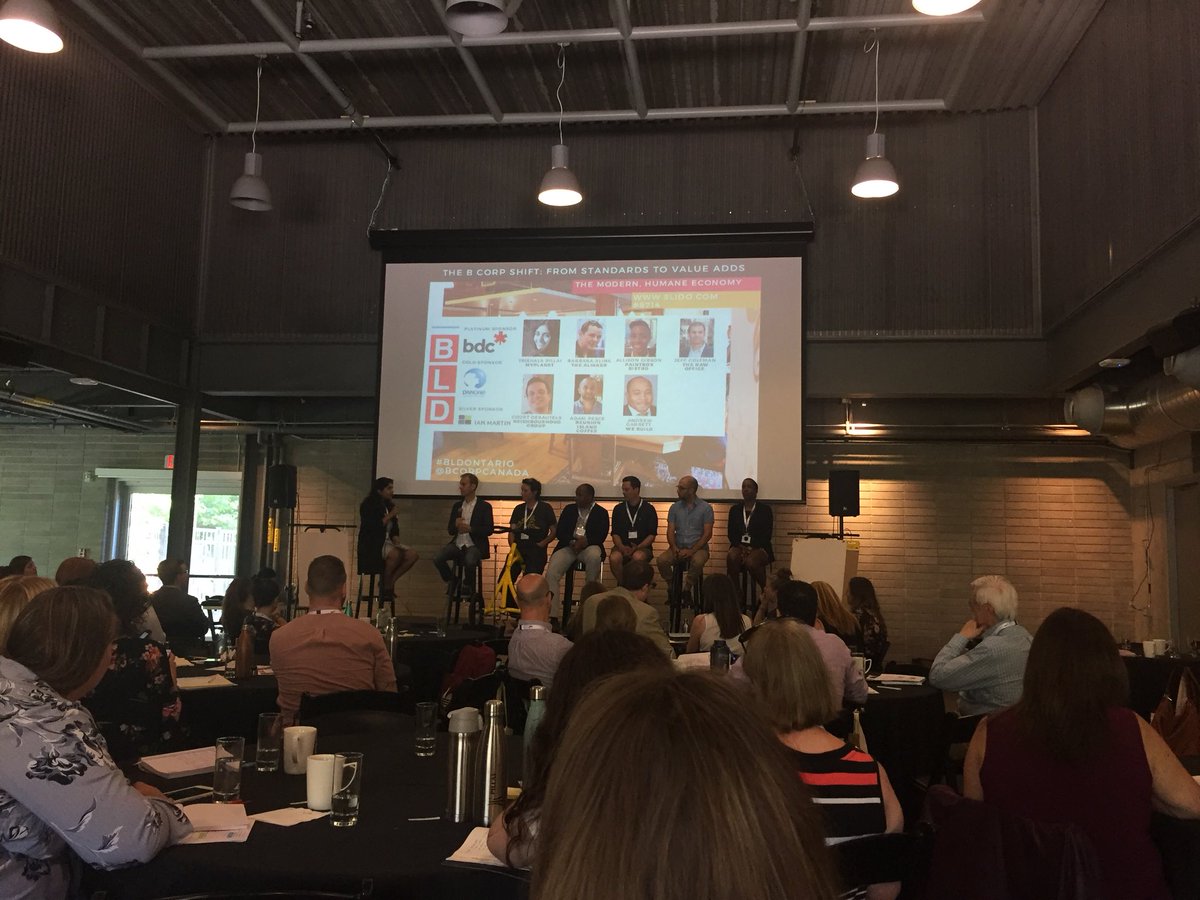 bcorpuscan's tweet image. Panel on the Humane Economy #BLDOntario #afterlunch #nocoffeeneeded