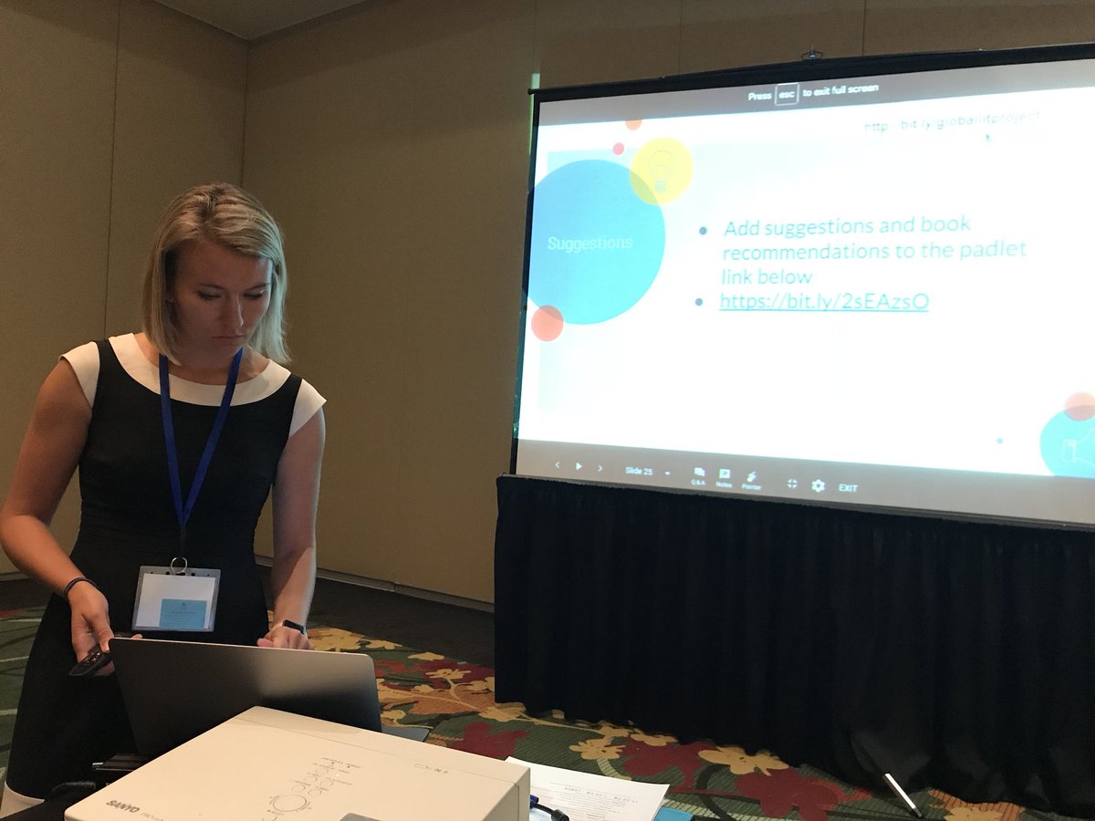 Beth_Curasi's tweet photo. Promoting Global Discussions Through Literature was a very beneficial session at the Global Symposium. #globallitproject @GlobalLitProj https://t.co/0hnGE8OB47