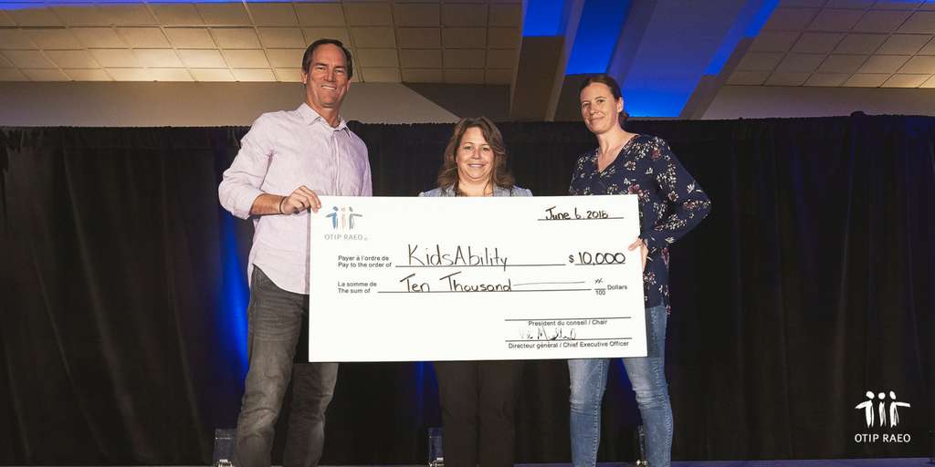 OTIP_Insurance's tweet photo. Each year our employees vote for a local charity to receive a contribution from the #OTIPCommunityFund. This year, they chose @KidsAbility! We're proud to donate $10,000 in support of the amazing work they do every day! #KWAwesome #WaterlooRegion #onted https://t.co/kSVZ3QbsCE