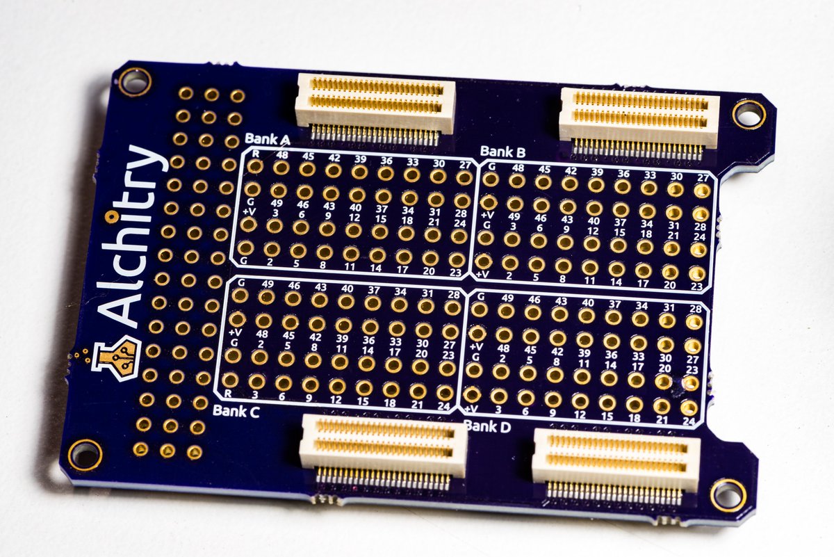 alchitry's tweet image. The prototypes are complete and ready for testing!