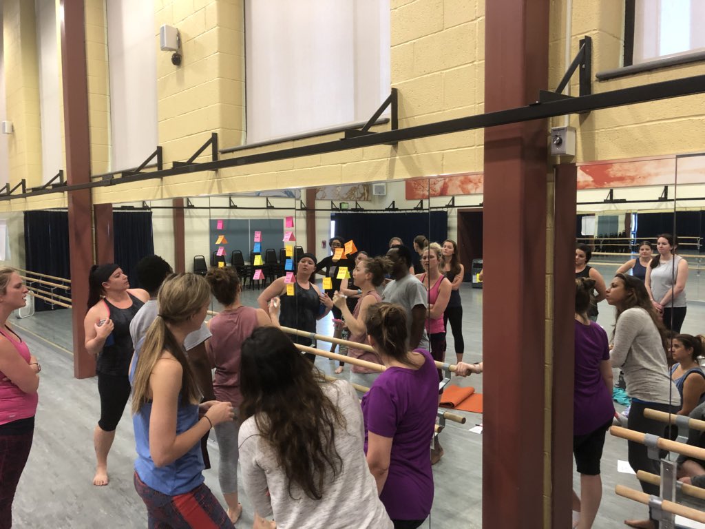 AACPSHPED's tweet image. #affinitymapping in action with our dance educators creating a collaborative document @AACountySchools @AACPSArtsEngage