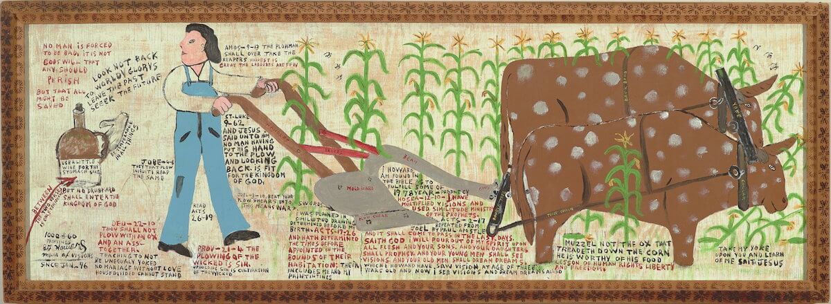 artsatlorg's tweet photo. So-called outsider art comes in from the cold with "Outliers and American Vanguard Art." 
Organized by @NationalGallery, the exhibition opens @HighMuseumofArt on June 24.
#CathyFox has a preview at https://t.co/VqGcxqC9Yy 
#HowardFinster #JacobLawrence @SoulsGrownDeep @GeesBend https://t.co/x4fvlt8JlB