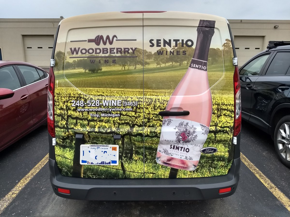 We've added a new van to the fleet! Look for our new <a href="/Sentiowines/">Sentio</a> van throughout #Michigan!