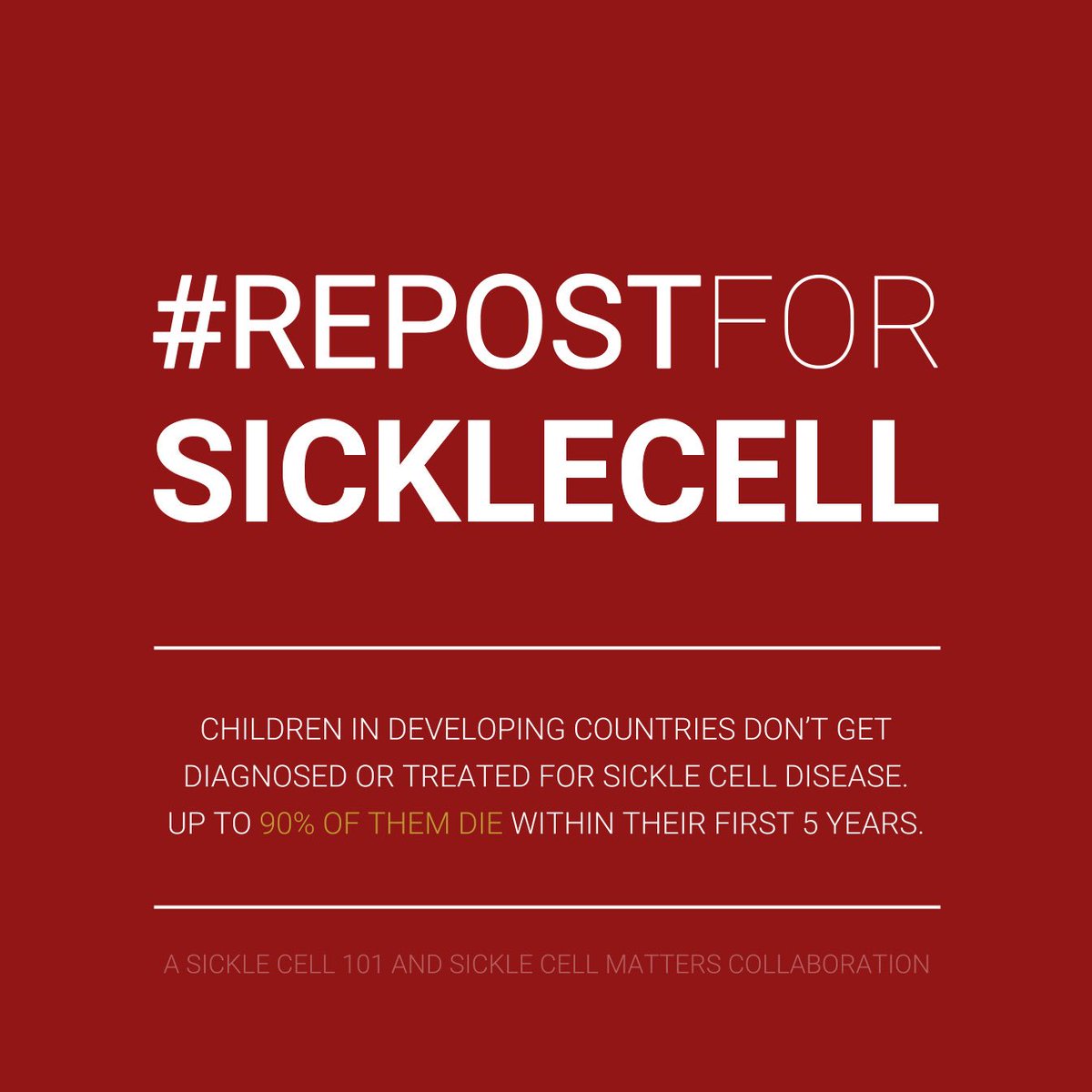 #RepostForSickleCell #worldsicklecellday #SickleCellAwareness