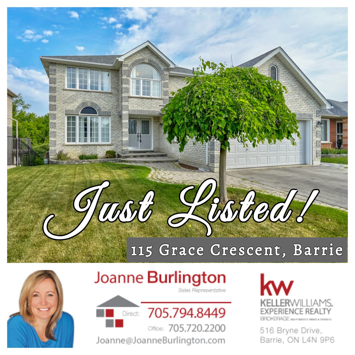 Just Listed!
115 Grace Crescent
#JoanneBurlingtonRealEstate #Barrie #ForSale #RavineLot #IncomePotential #WalkOut #PerfectforExtendedFamily #GreatLocation #KellerWilliamsExperienceRealty #KW