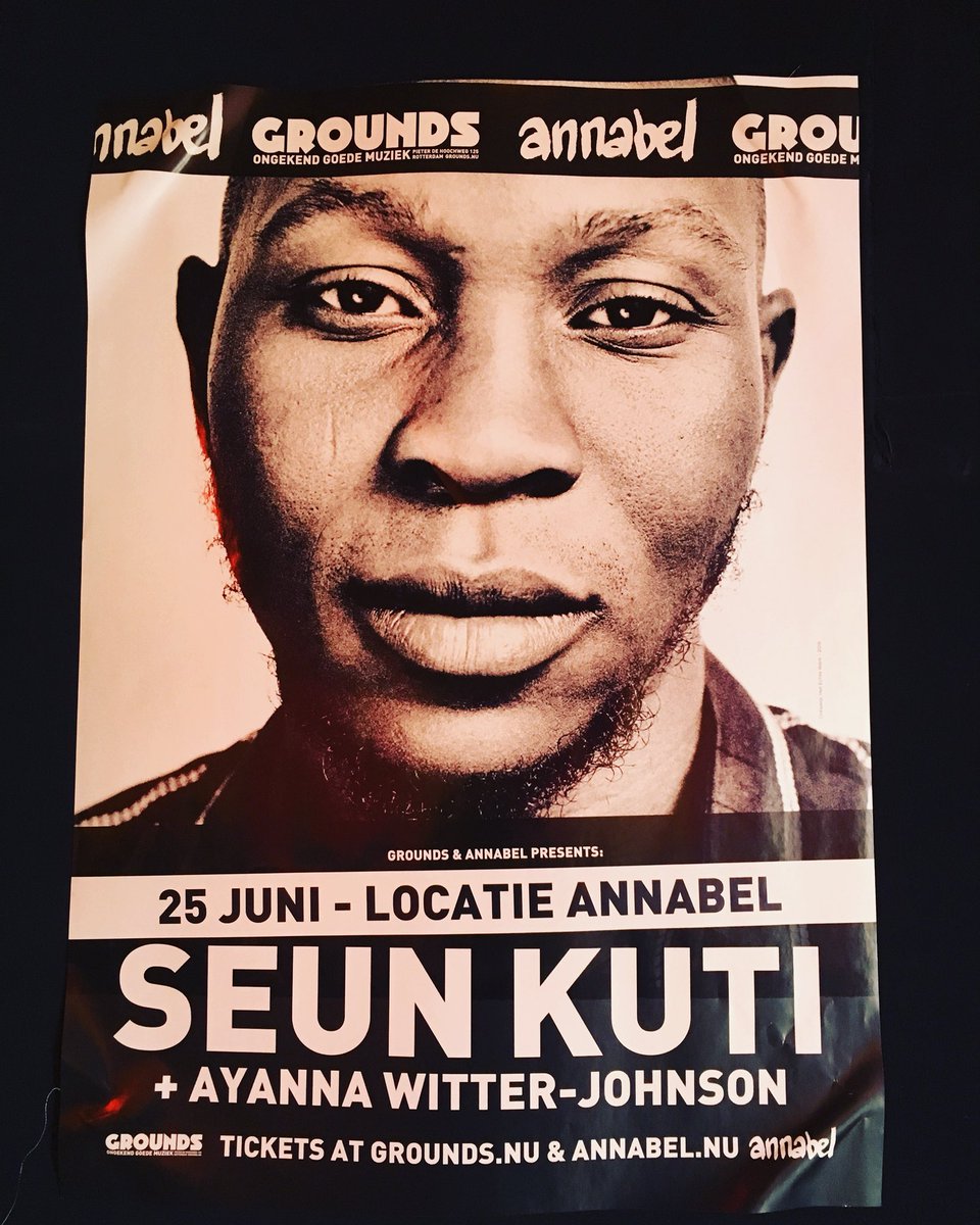 AyannaWJ's tweet photo. Looking forward to heading back to my beloved Rotterdam next week 🧡 Supporting the legend that is @RealSeunKuti at  #annabelrotterdam 25.6.18 See you there...?✨ 

#reubenanday 
#rotterdam 
🎻🎤 https://t.co/XvINlflOq2