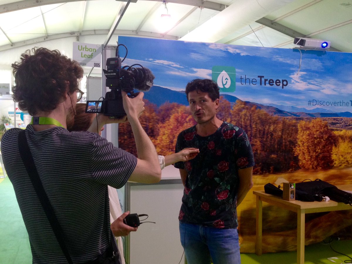 TheTreep_green's tweet photo. Arrivée sous le soleil à Annecy ✅ Montage de stand ✅ 1ère interview ✅ the Treep en place pour cette 1ère journée à @cleantech_week. Impatients de vous rencontrer demain ! #GoodVibes #GoodTreep https://t.co/BbkjnBQ8pu